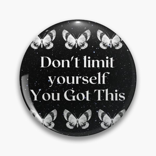 Item preview, Dont limit yourself - butterfly star quote designed and sold by Faeblehoarder.