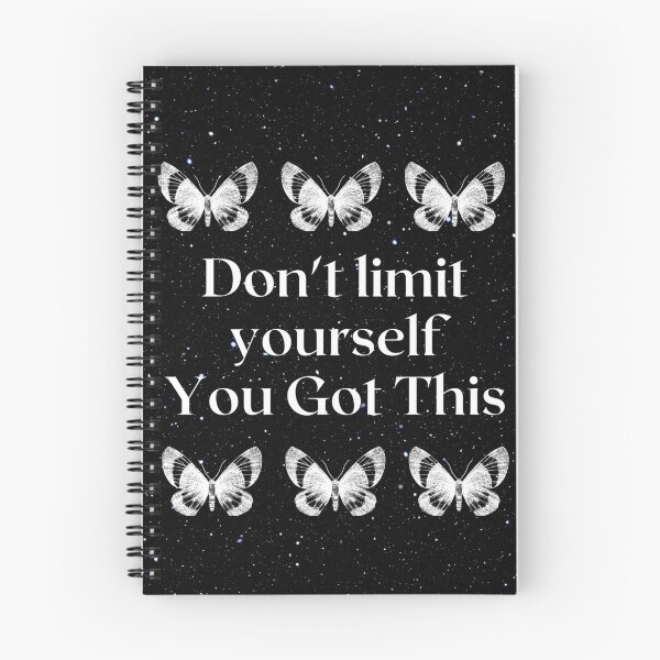 Item preview, Dont limit yourself - butterfly star quote designed and sold by Faeblehoarder.