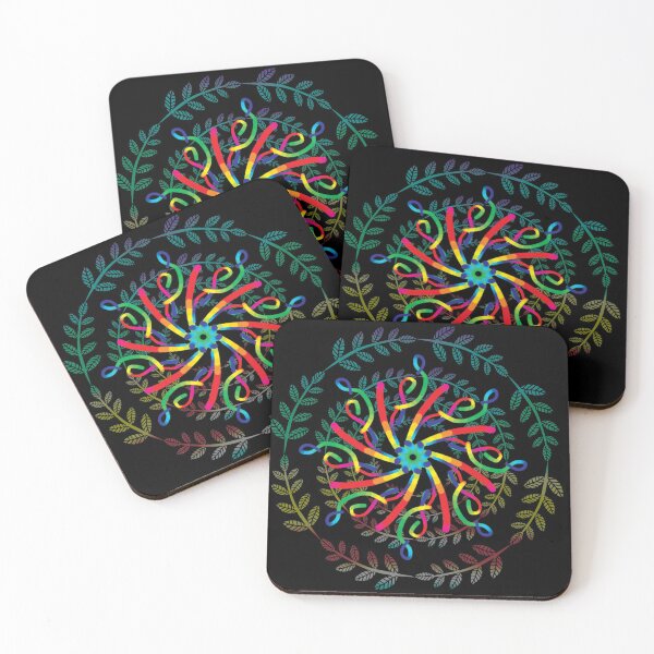 Item preview, mandala 1 - leaf spirit  designed and sold by malikaelas.