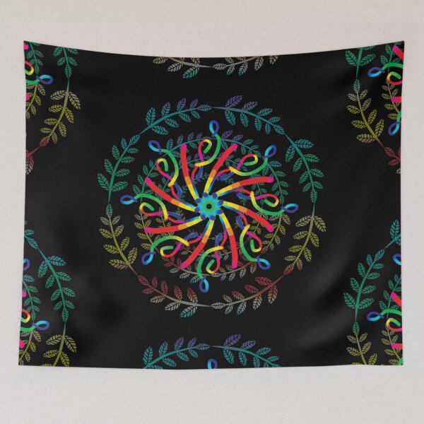 Item preview, mandala 1 - leaf spirit  designed and sold by malikaelas.