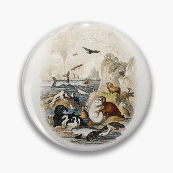 Item preview, Hand drawn of animals from A history of the earth and animated nature (1820) by Oliver Goldsmith designed and sold by Nikiolilalala.
