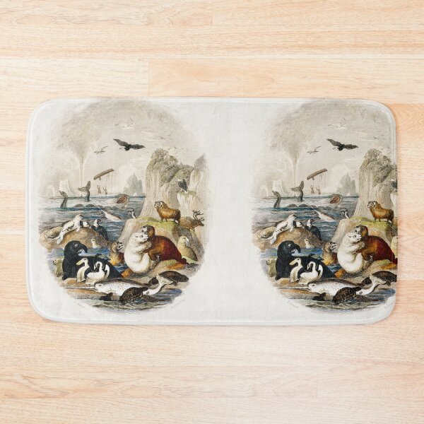 Item preview, Hand drawn of animals from A history of the earth and animated nature (1820) by Oliver Goldsmith designed and sold by Nikiolilalala.