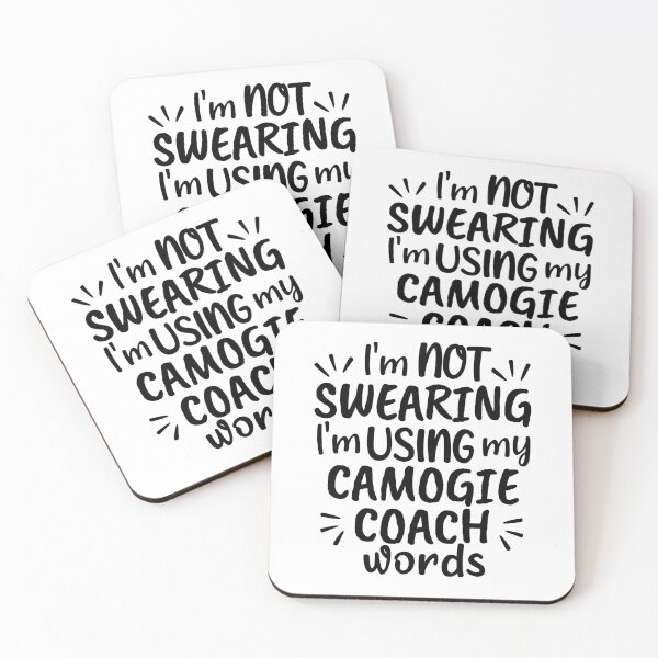 Item preview, I'm not swearing I'm using my camogie coach words designed and sold by TheGreenGoat.