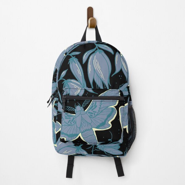 Item preview, Moths and Flowers Blue designed and sold by Weklipse.
