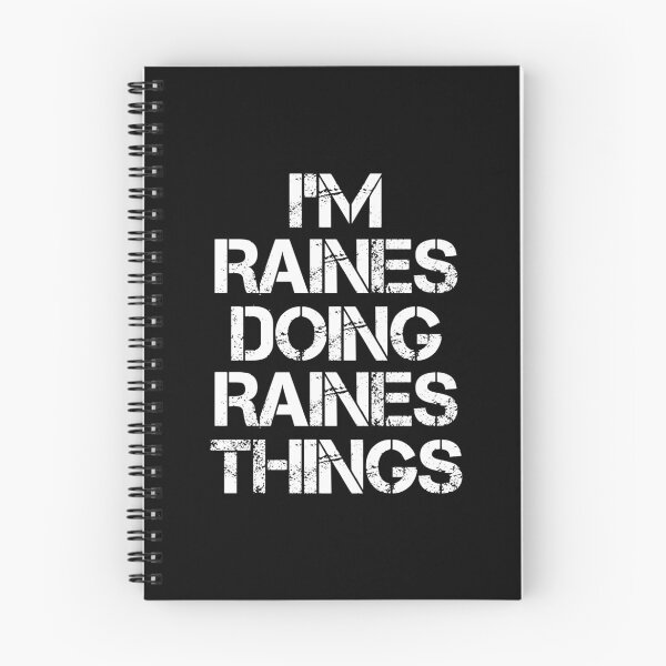 Artikelvorschau, Raines Name T-Shirt - Ich bin Raines Doing Raines Things Name Geschenkartikel Tee entworfen und verkauft von learkemili.