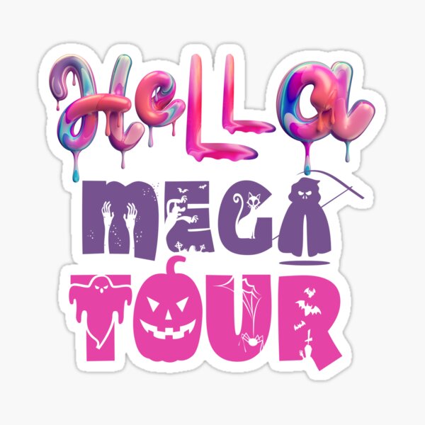 hella-mega-tour-bootleg-sticker-for-sale-by-kmf1313-redbubble