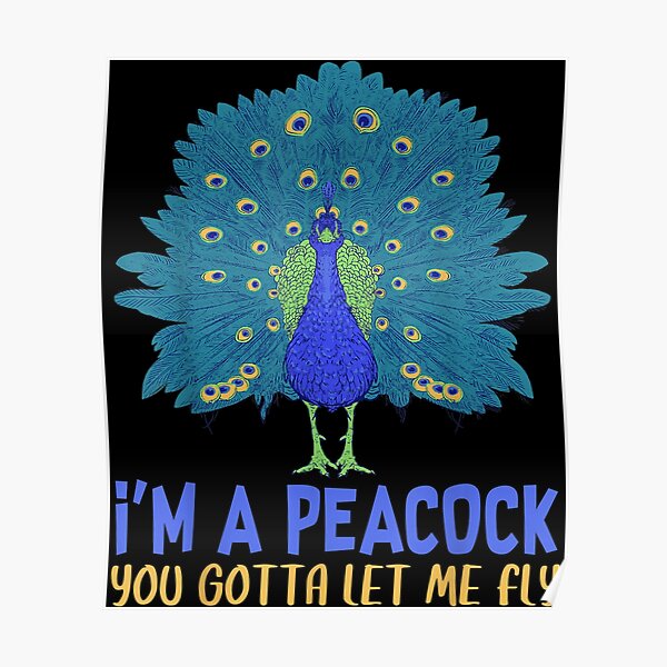 Peacock Meme Posters Redbubble