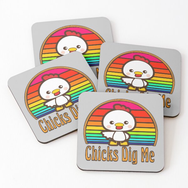 Item preview, Chicks Dig Me, Cute Chicken designed and sold by ronnieyoung.