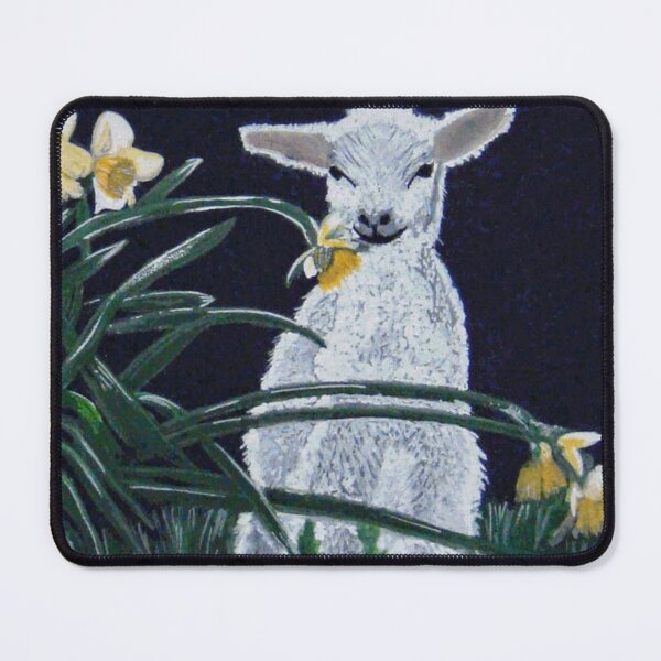 Item preview, spring lamb and daffodils designed and sold by angipangi7.