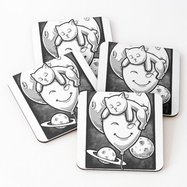 Item preview, Sleepy Cat on The Galaxy designed and sold by Iyyuphoria.