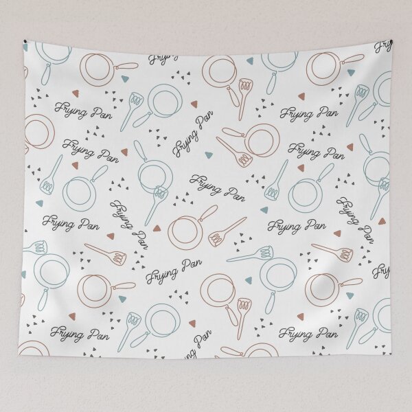 Item preview, Frying Pan Quotes and Pattern designed and sold by FlinArt.