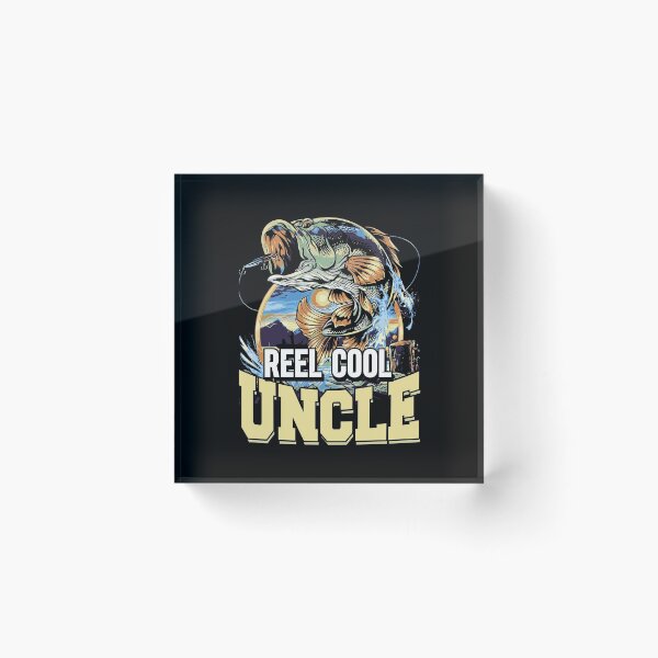 Item preview, Vintage Reel Cool Uncle Fishing Gift designed and sold by teatordena.