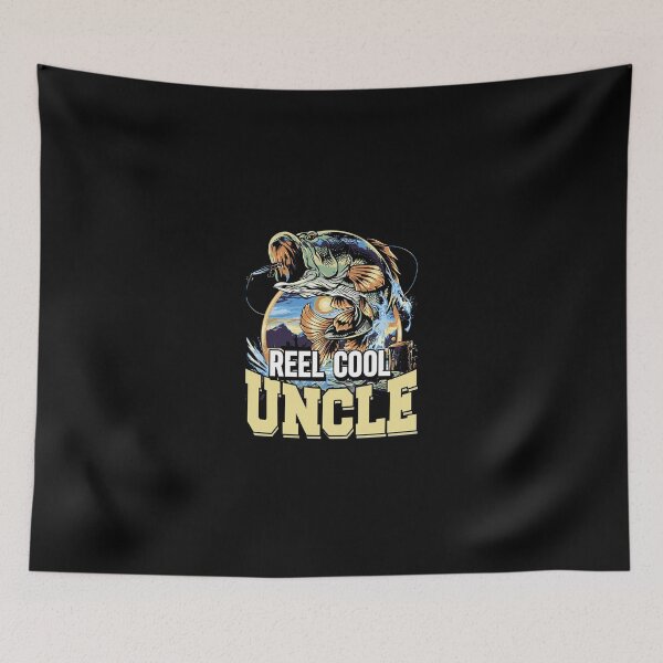 Item preview, Vintage Reel Cool Uncle Fishing Gift designed and sold by teatordena.