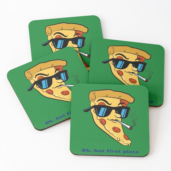 Item preview, Ok, But First Pizza. Cool Pizza Lovers designed and sold by Rebel-Design.