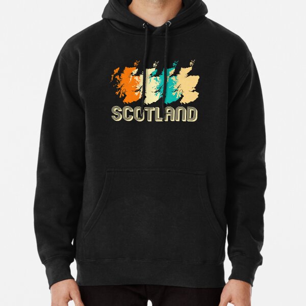  Glasgow Scotland Landscape Pullover Hoodie : Clothing