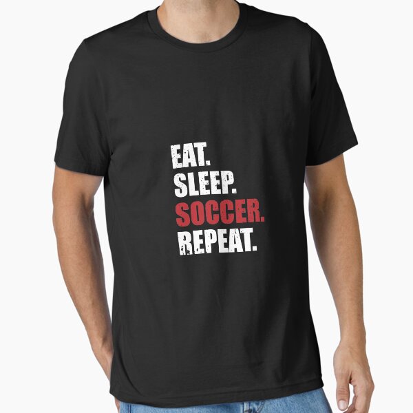 Item preview, Eat Sleep Soccer Repeat Hoodie designed and sold by errettt.