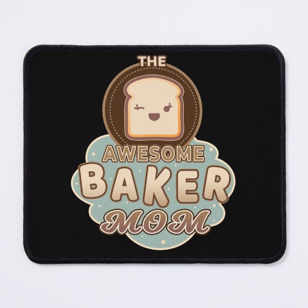 Item preview, The Awesome Baker Mom: A Cute Winking Mother bread  designed and sold by AxelGreen72.