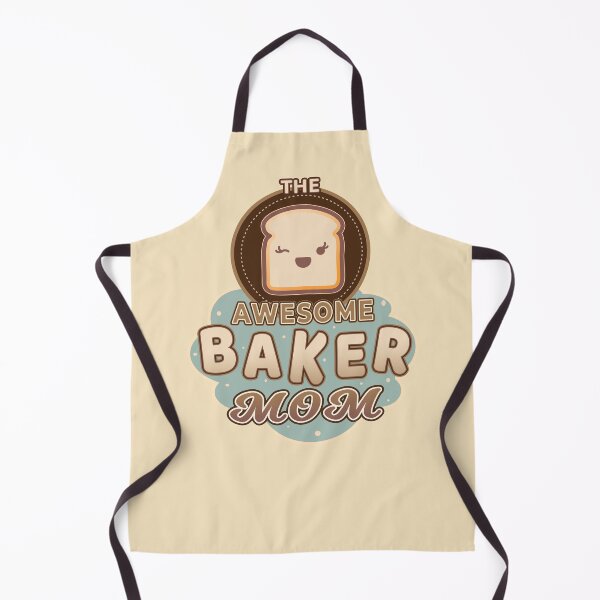 Item preview, The Awesome Baker Mom: A Cute Winking Mother bread designed and sold by AxelGreen72.