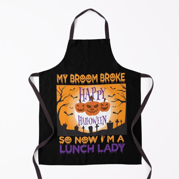Item preview, Halloween My Broom Broke So Now I'm A Lunch Lady designed and sold by GraphicDesign15.