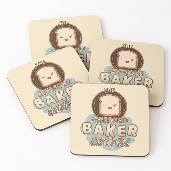Item preview, The Awesome Baker Mom: A Cute Winking Mother bread  designed and sold by AxelGreen72.