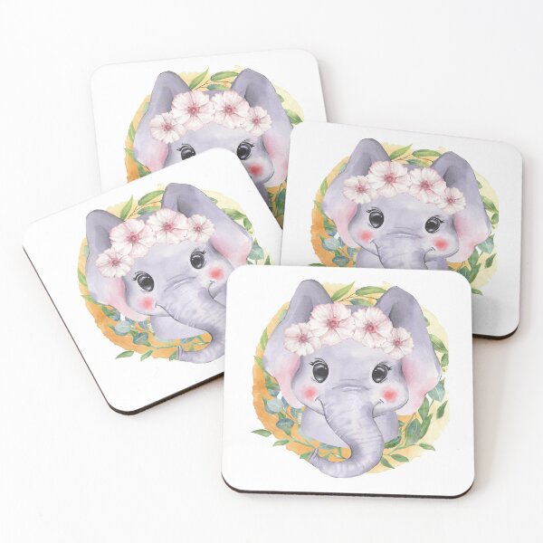 Item preview, Baby Elephant Watercolor Art designed and sold by Product  Stella.