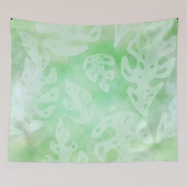 Item preview, A Cute Light Green Monstera - Green Jungle Pattern Design Gift designed and sold by danzoart.