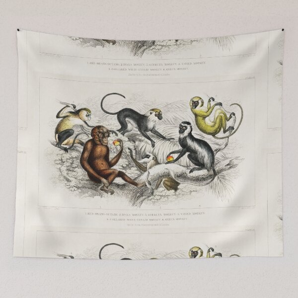 Item preview, Collection of monkeys and orang utans designed and sold by Nikiolilalala.