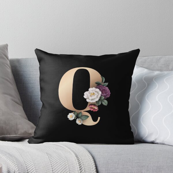 Item preview, Flowers Letter Q floral Art Design Happy Life Apparel Essential Motivation Inspiration Joy Mood Tree Mountain Earth designed and sold by DesignByHeartUK.
