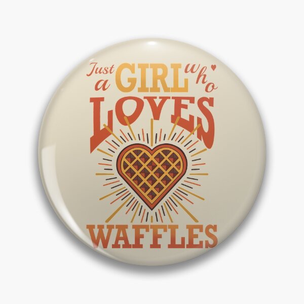 Item preview, Just a girl who loves waffles designed and sold by weilertsen.