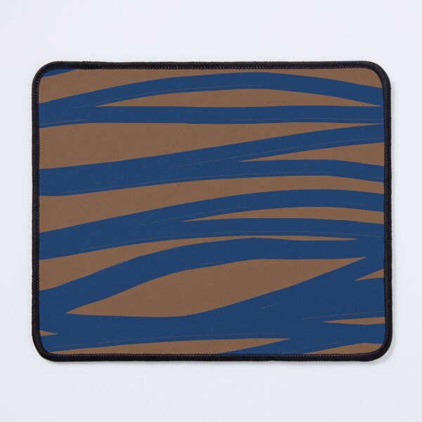 Item preview, Color abstract indigo blue and golden brown home decor designed and sold by BelettePatterns.
