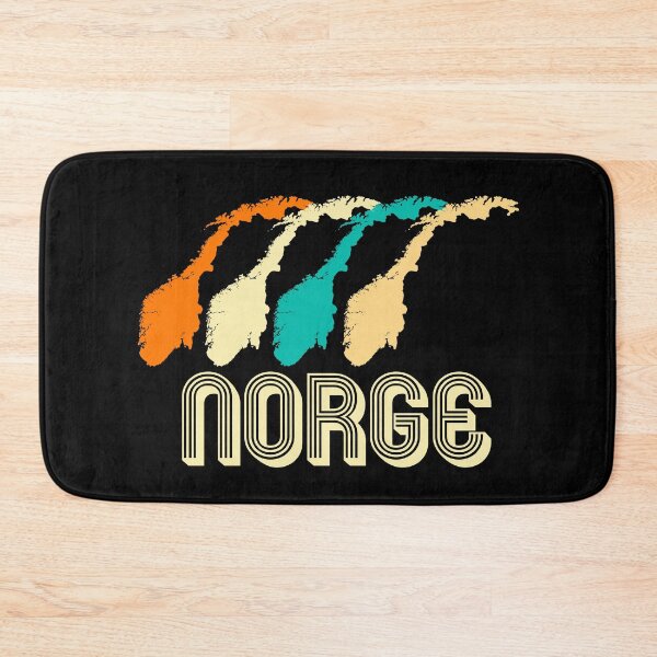Item preview, Norway Norwegian Norge Retro Map designed and sold by Mila1946.