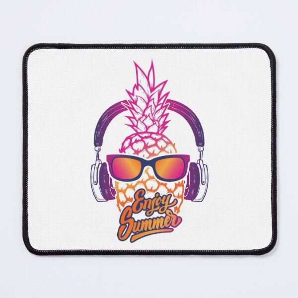 Item preview, Fun pineapple faces seamless designed and sold by Gurshnet68.