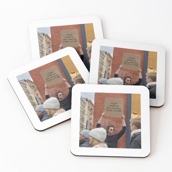 Item preview, Pierre Bourdieu Habitus (guy with a sign) Meme designed and sold by TheNordicDesign.