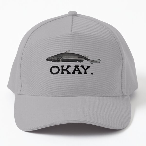 OKAY. - Weird Fish Cap for Sale by zazuzanta