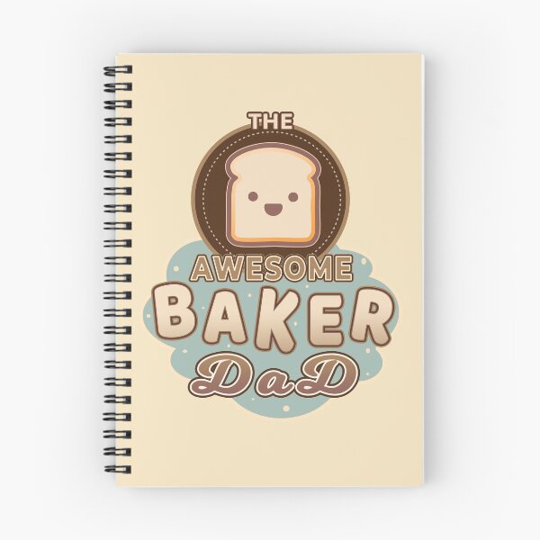 Item preview, The Awesome Baker DAD: A Cute smiling Father bread  designed and sold by AxelGreen72.