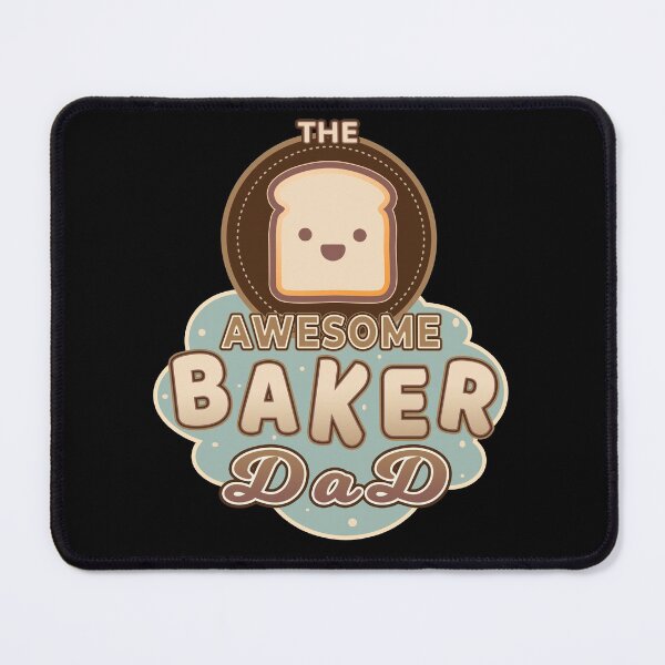 Item preview, The Awesome Baker DAD: A Cute smiling Father bread  designed and sold by AxelGreen72.