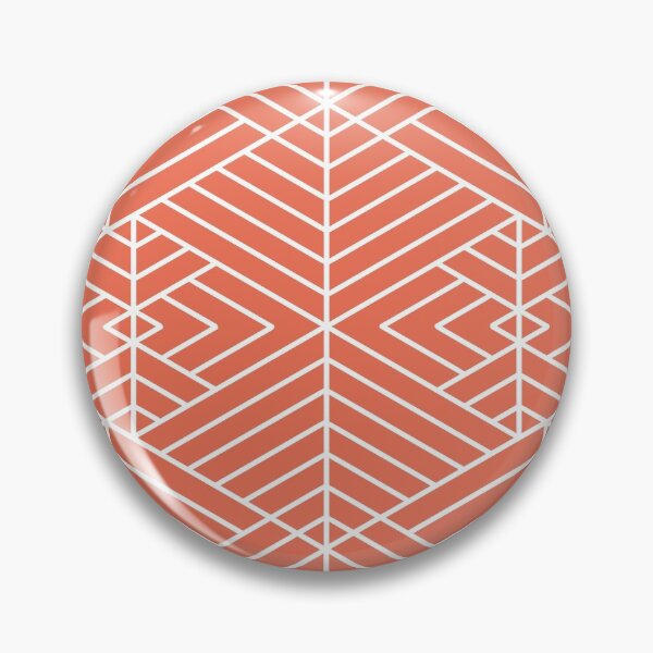 Item preview, Orange Triangle Symmetry Pattern designed and sold by bubblyshades.