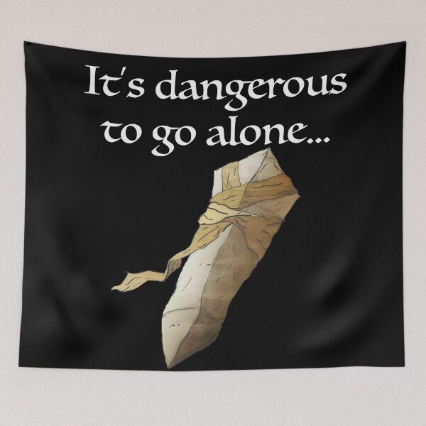 Item preview, It's dangerous to go alone... designed and sold by PikachuHat.
