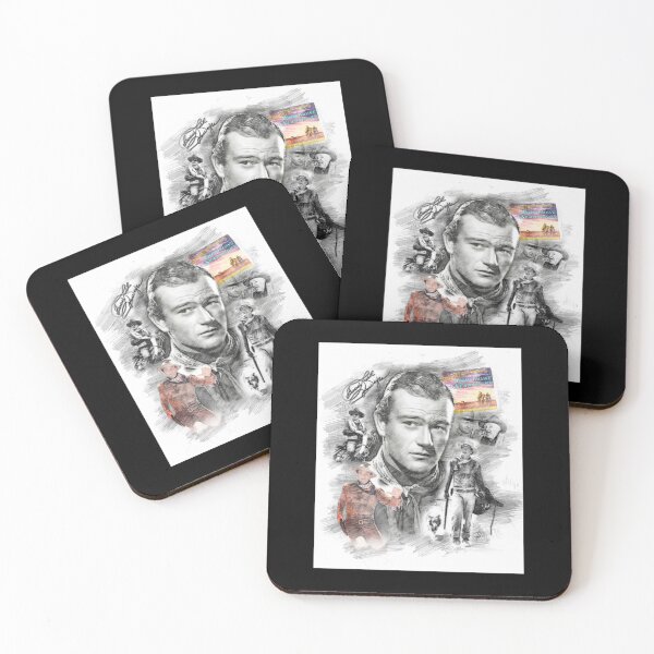 Aperçu de l'œuvre John-Wayne| Cadeau parfait|John Wayne créée et vendue par sandybeula.