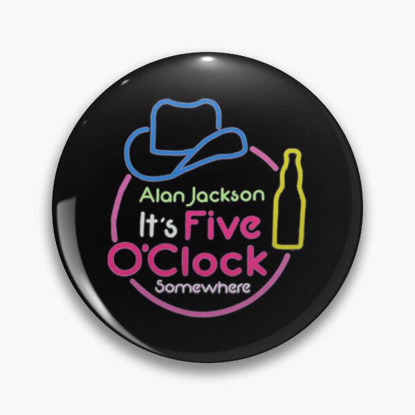 Item preview, Alan Jackson Its Five oclock Somwhere Neon designed and sold by OrtrudSteffen.