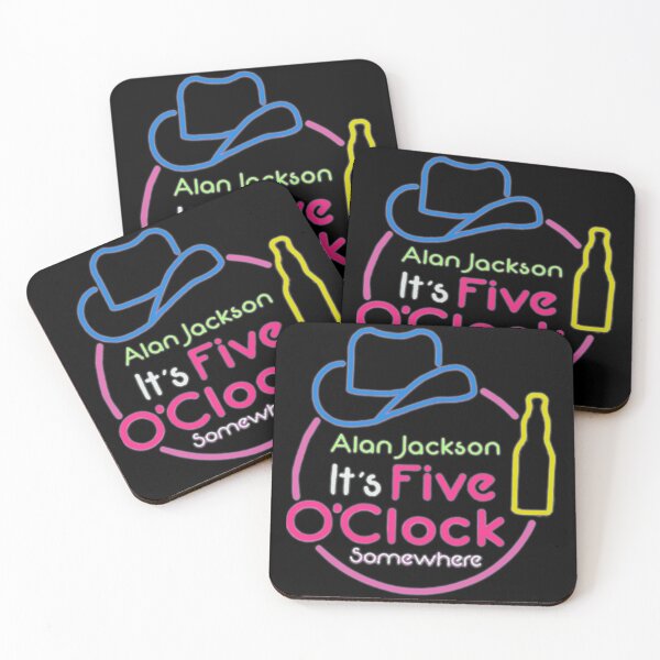 Item preview, Alan Jackson Its Five oclock Somwhere Neon designed and sold by OrtrudSteffen.