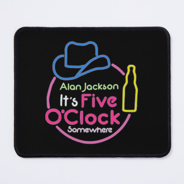 Item preview, Alan Jackson Its Five oclock Somwhere Neon designed and sold by OrtrudSteffen.