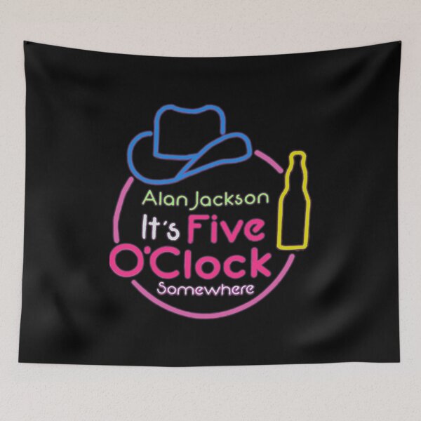 Item preview, Alan Jackson Its Five oclock Somwhere Neon designed and sold by OrtrudSteffen.