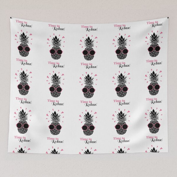Item preview, Fun pineapple faces seamless designed and sold by Gurshnet68.
