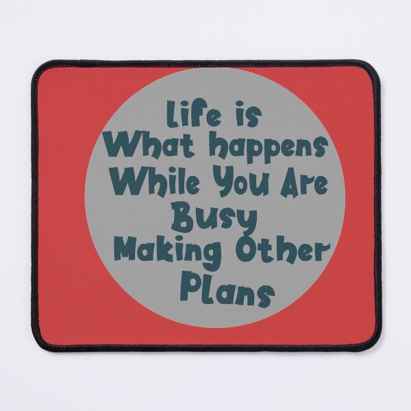 Item preview, John Lennon quote - Life is what happens designed and sold by Heddar Badreddine.