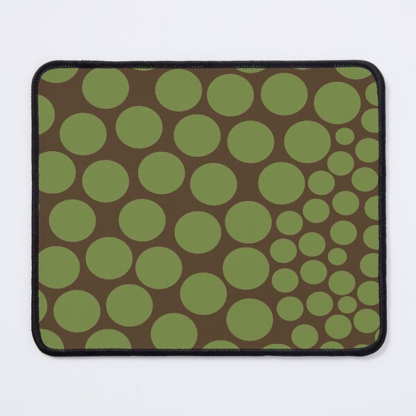 Item preview, Abstract Homedecor circle green and brown pattern designed and sold by BelettePatterns.