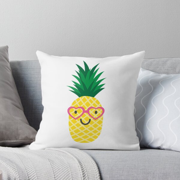Item preview, Fun pineapple faces seamless designed and sold by Gurshnet68.