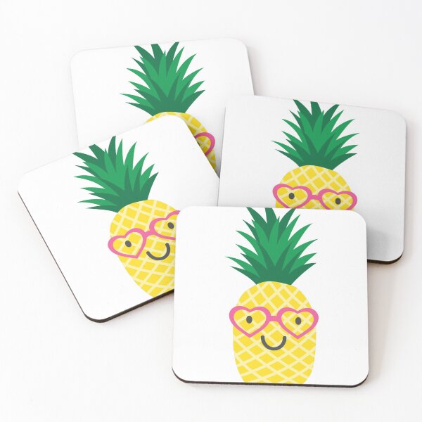 Artikelvorschau, Lustige Ananas-Gesichter nahtlos entworfen und verkauft von Gurshnet68.