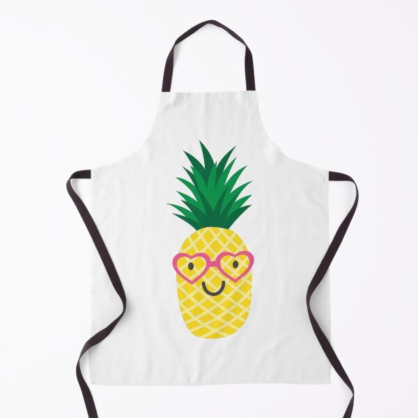 Item preview, Fun pineapple faces seamless designed and sold by Gurshnet68.