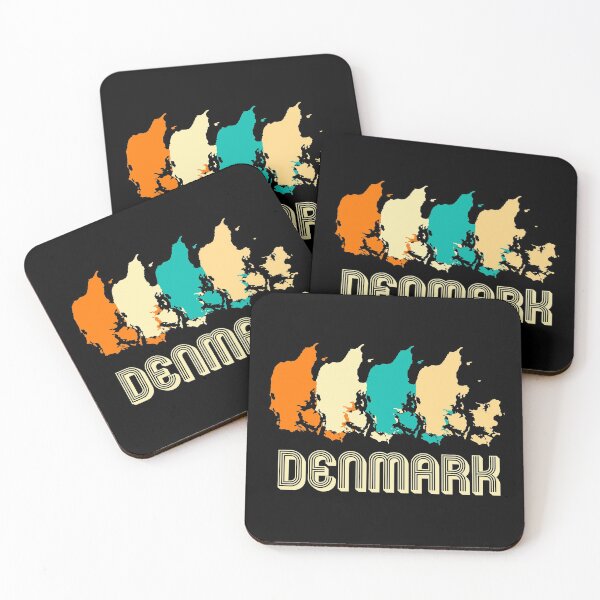 Item preview, Denmark retro map designed and sold by Mila1946.